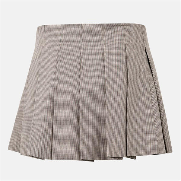 Jack Wills Pleated Mini Skirt Micro Check