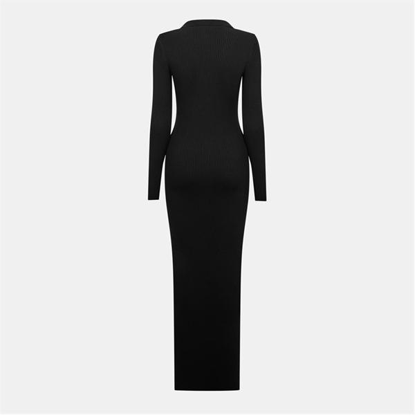 Jack Wills Polo Midi Dress Black