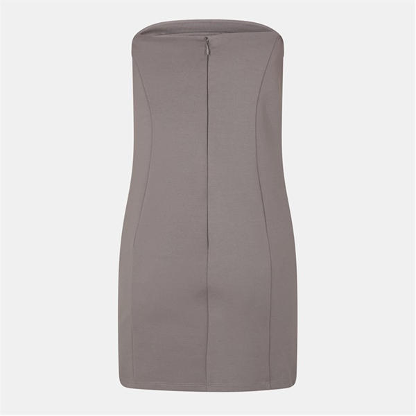 Jack Wills Ponte Bandeau Dress Charcoal