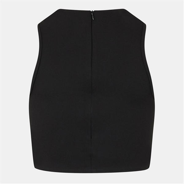 Jack Wills Ponte Cut Out Vsest Black