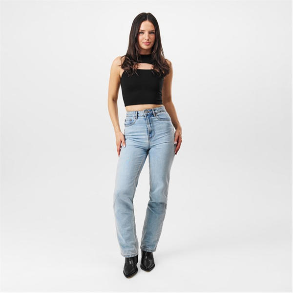 Jack Wills Ponte Cut Out Vsest Black