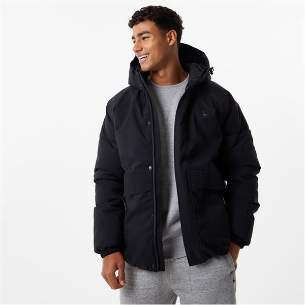 Jack Wills Puffer Jacket Black