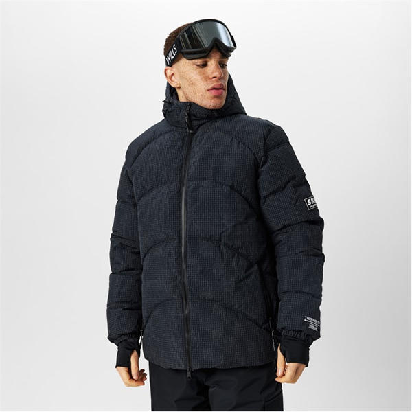 Jack Wills Puffer Jacket Black