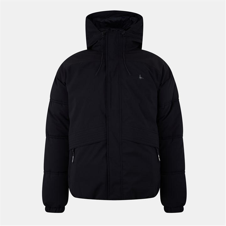 Jack Wills Puffer Jacket Black