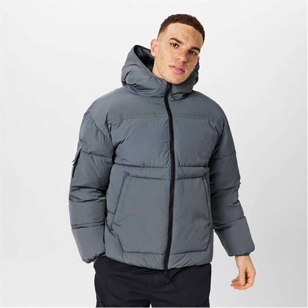 Jack Wills Puffer Jacket Shark Grey