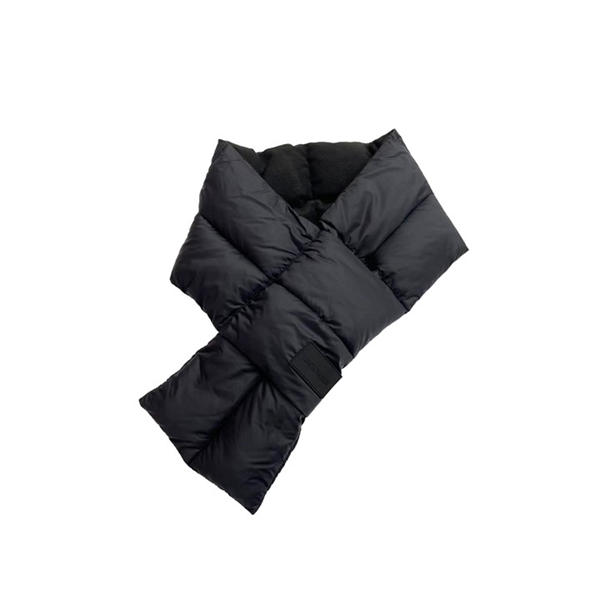 Jack Wills Puffer Scarf Black