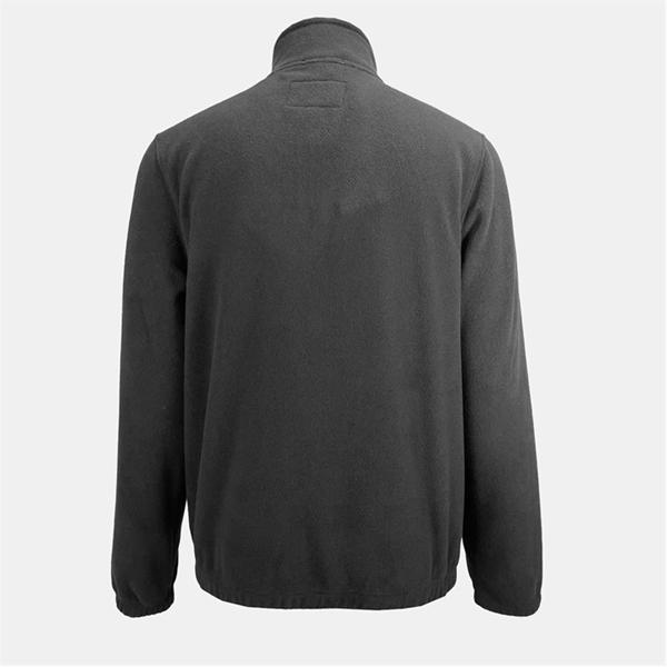 Jack Wills Quarter Zip Fleece Top Black