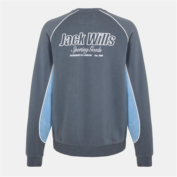 Jack Wills Retro Sport Crew Jumper Night Sky