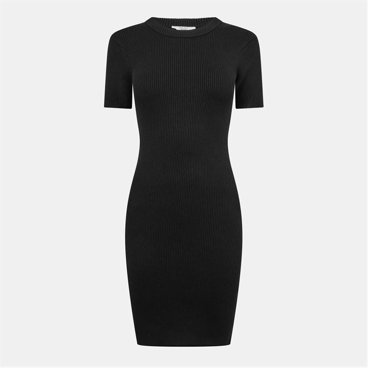 Jack Wills Rib Dress Women Black