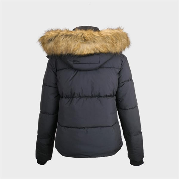 Jack Wills Riley Puffer Jacket Black