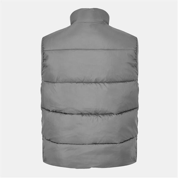 Jack Wills Ripstop Gilet Mens Grey