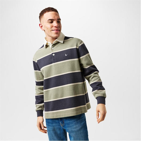 Jack Wills Rugby Shirt Smokey Olive