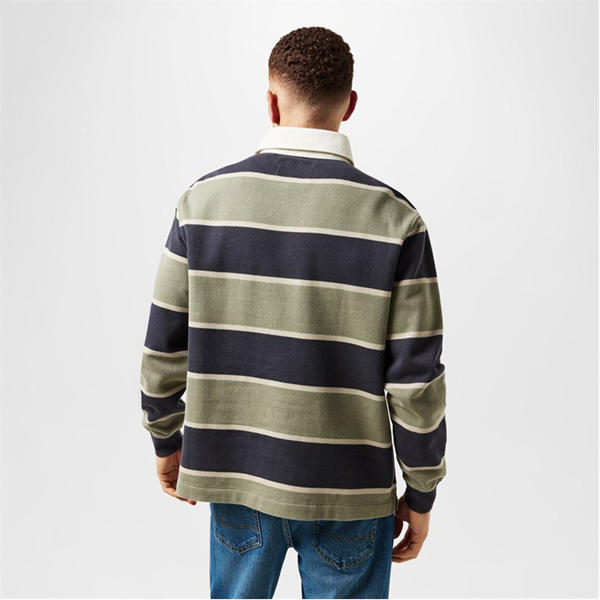 Jack Wills Rugby Shirt Smokey Olive