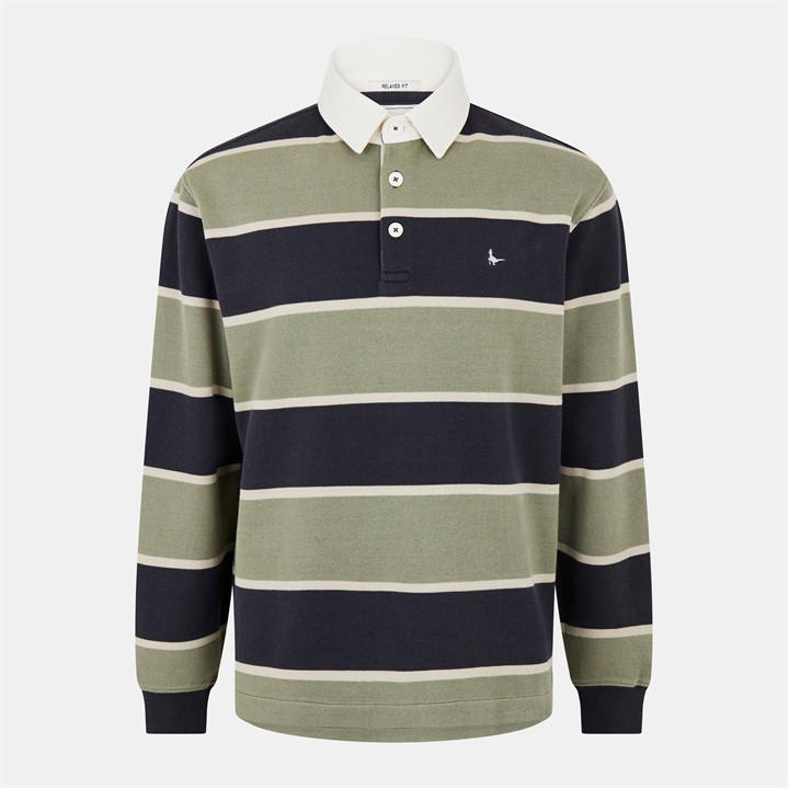 Jack Wills Rugby Shirt Smokey Olive
