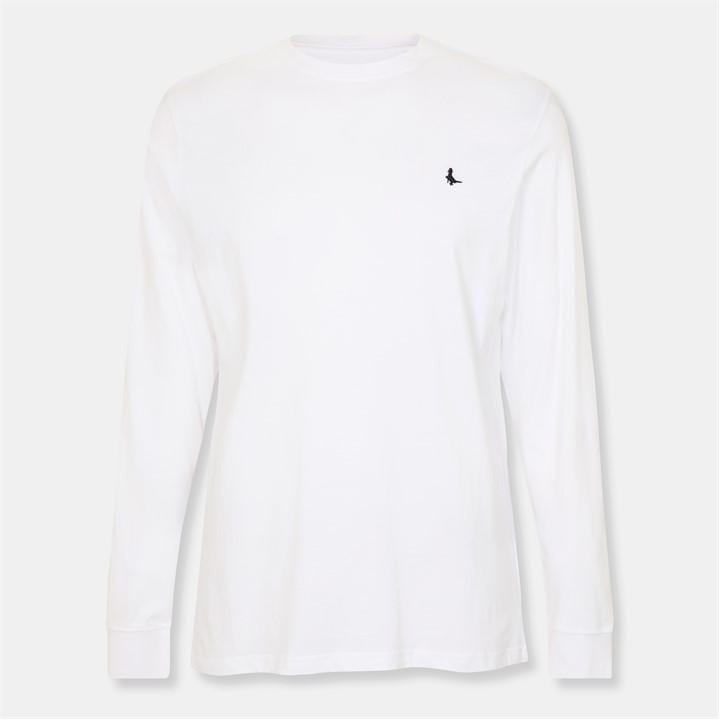 Jack Wills Sandleford Long Sleeve T Shirt Mens White