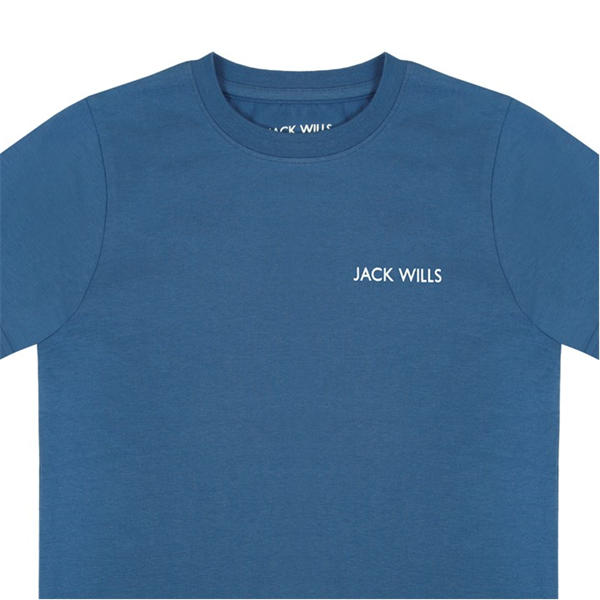 Jack Wills Sandleford T Shirt Juniors Deep Blue