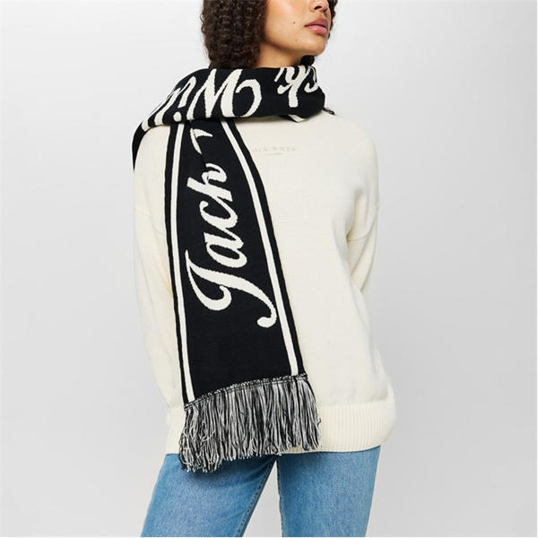 Jack Wills Scarf Black/White