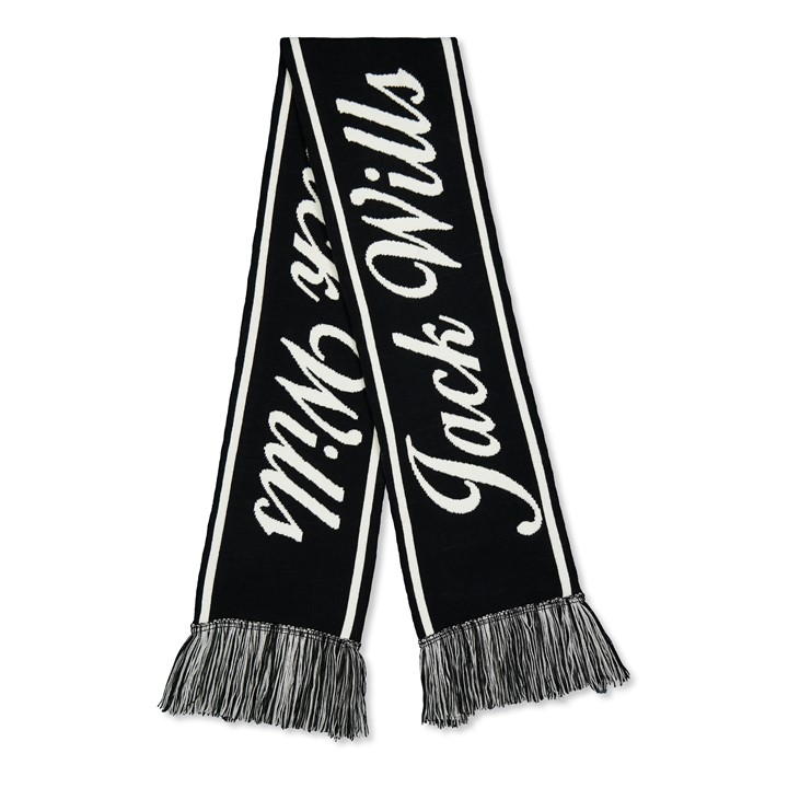 Jack Wills Scarf Black/White