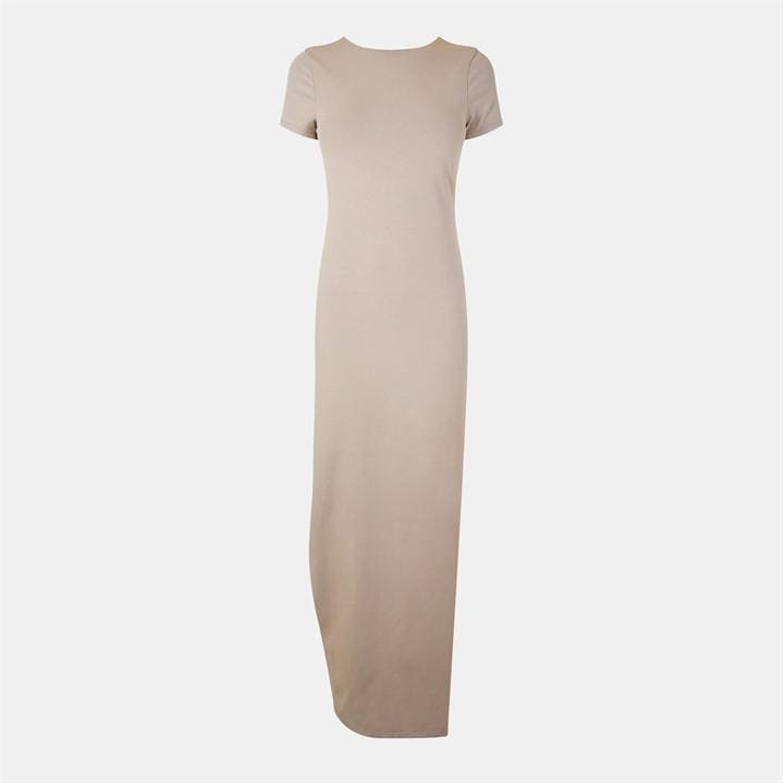 Jack Wills Scoop Back Maxi Dress Taupe