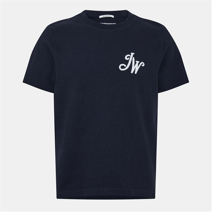 Jack Wills Script Initial T Shirt Navy