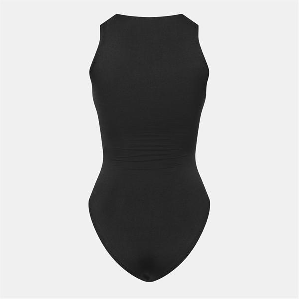 Jack Wills Second Skin Racer Bodysuit Black