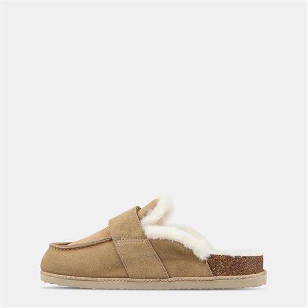 Jack Wills Shearling Mule Ld54 Sand