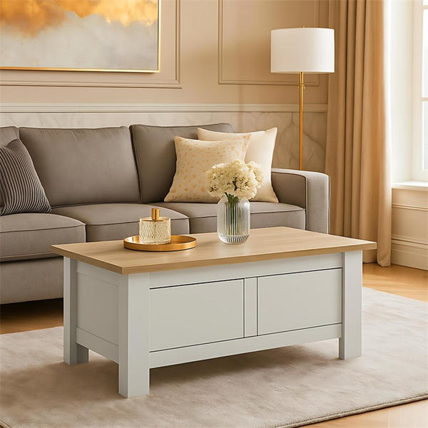 Jack Wills Sherbourne Lift Top Coffee Table Grey