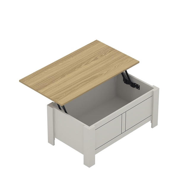 Jack Wills Sherbourne Lift Top Coffee Table Grey
