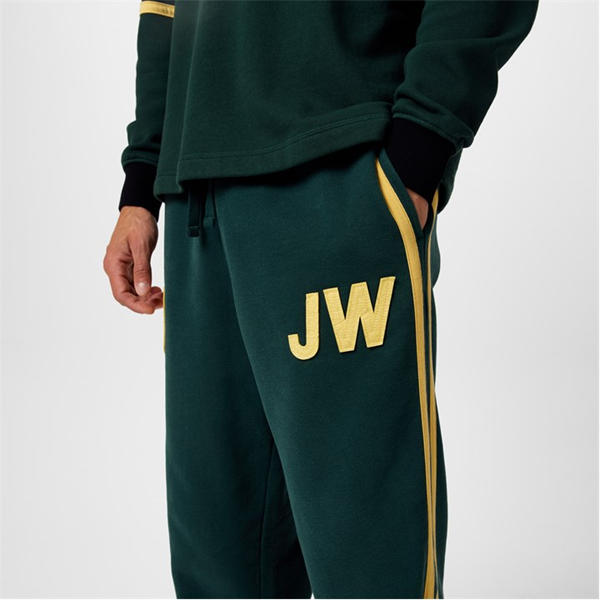 Jack Wills Side Stripe Jogging Bottoms Evergreen