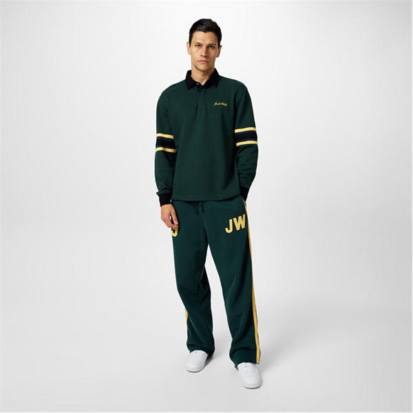 Jack Wills Side Stripe Jogging Bottoms Evergreen