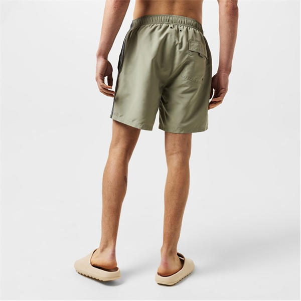 Jack Wills Side Stripe Swim Shorts Silver Sage