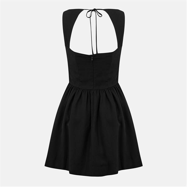 Jack Wills Skater Mini Dress Black