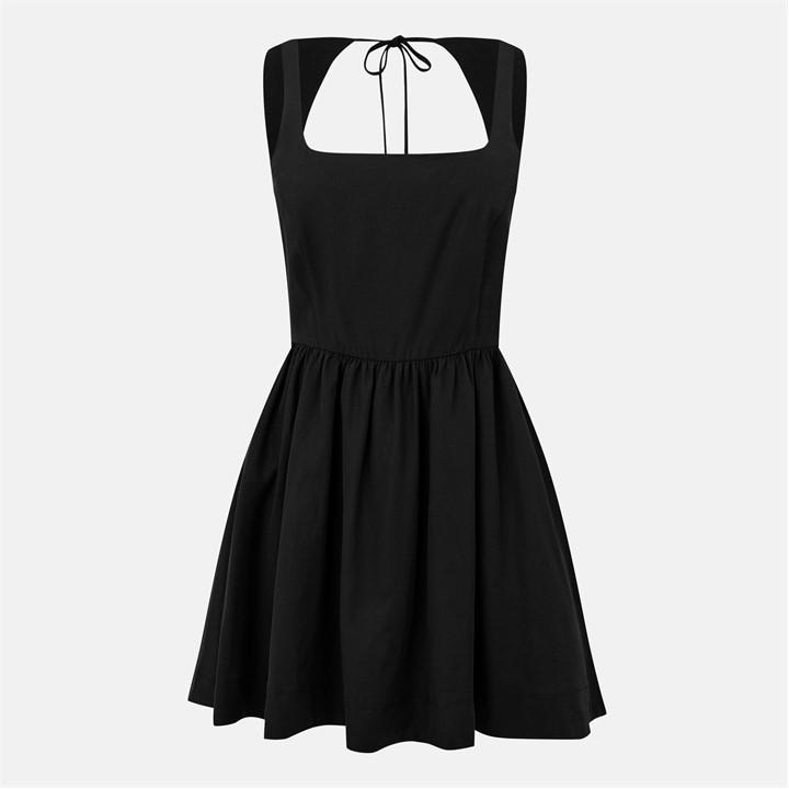 Jack Wills Skater Mini Dress Black