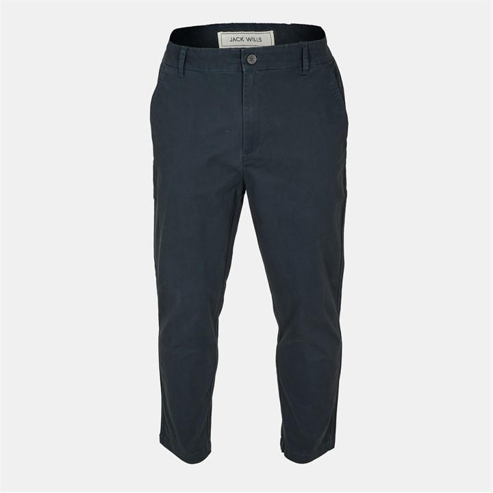 Jack Wills Slim Chino Trousers Mens Black