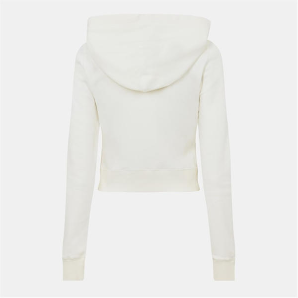 Jack Wills Slim Fit Zip Hoodie Vintage White