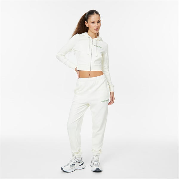 Jack Wills Slim Fit Zip Hoodie Vintage White