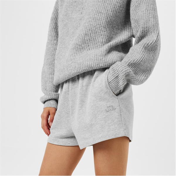 Jack Wills Slouchy Shorts Grey Marl