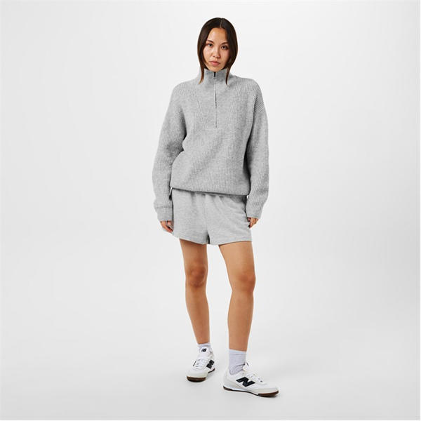 Jack Wills Slouchy Shorts Grey Marl