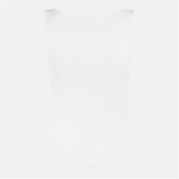 Jack Wills Slub LL Tank Ld53 White