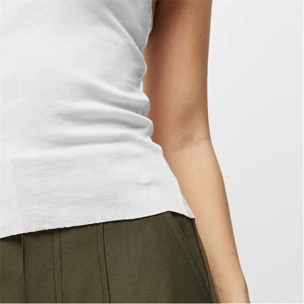 Jack Wills Slub LL Tank Ld53 White