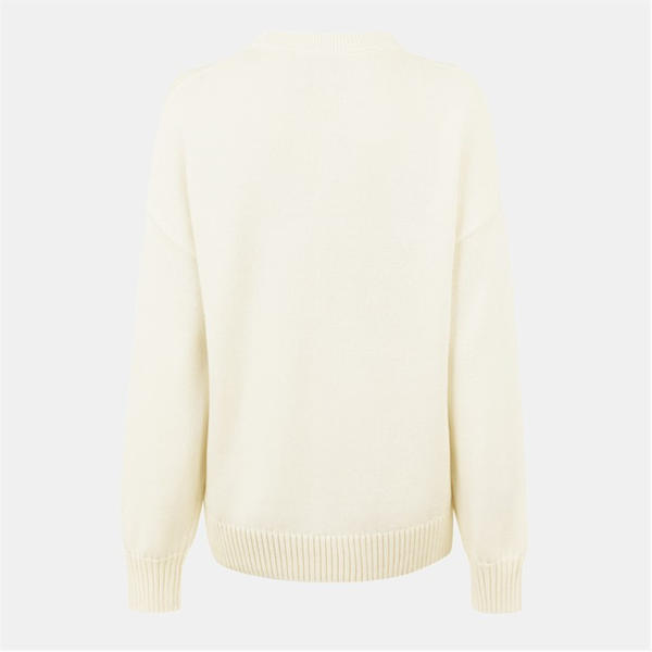 Jack Wills Spckld Knit Jumper Vintage White
