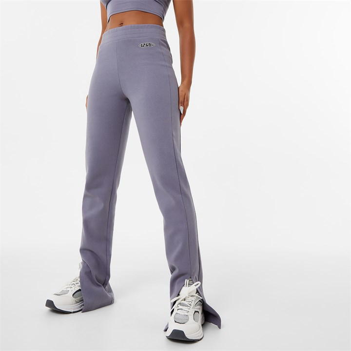 Jack Wills Split Hem Pants Folkstone Grey