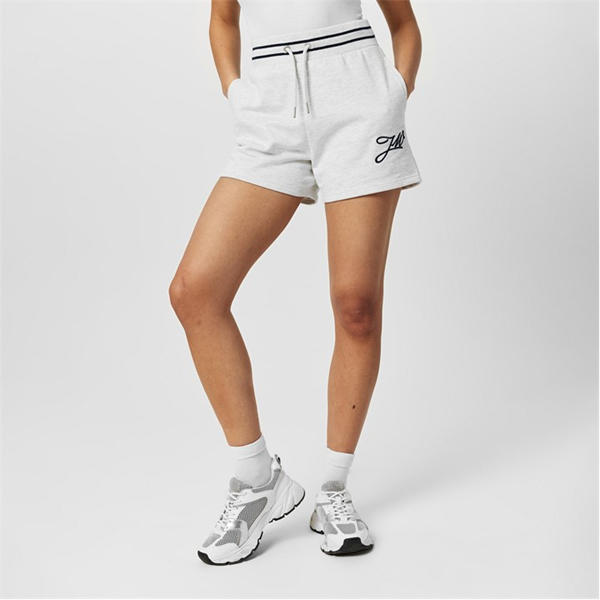 Jack Wills Sport Stripe Shorts Light Heather