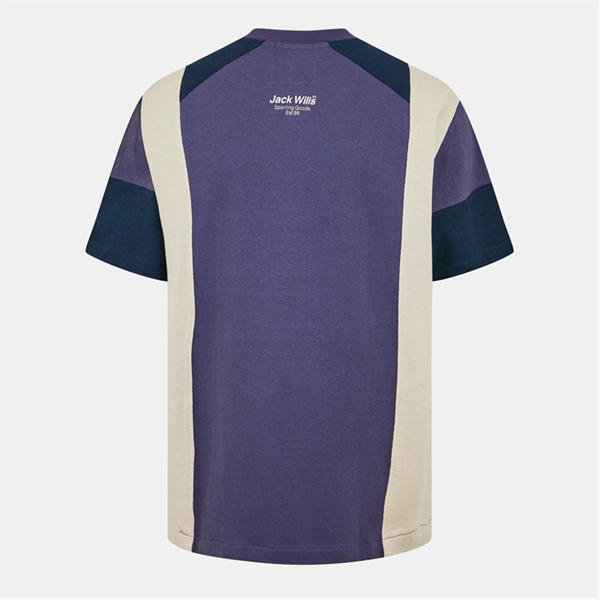 Jack Wills Sprt C&S Tee Sn53 Blue Ink