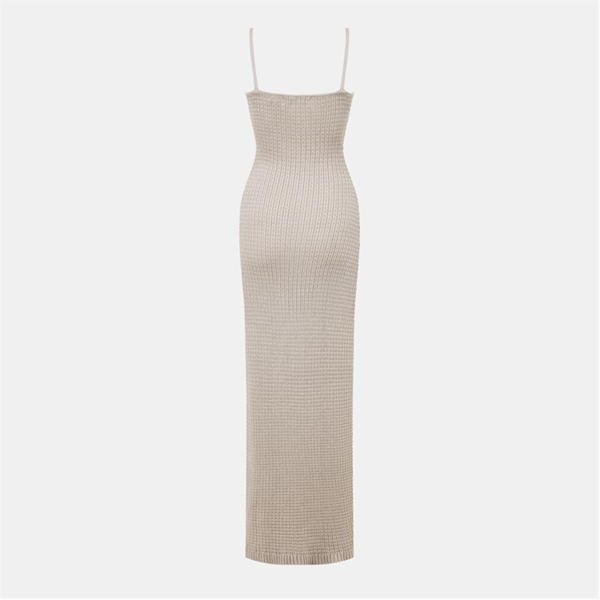 Jack Wills Stitchy Maxi Dress Stone
