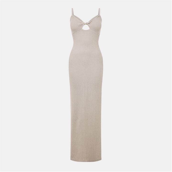 Jack Wills Stitchy Maxi Dress Stone