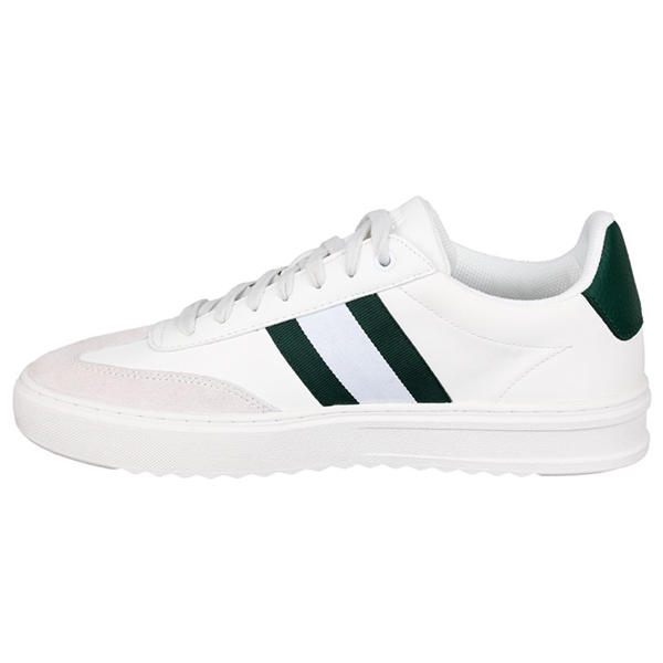 Jack Wills Stripe Lace Up Trainer White/Green