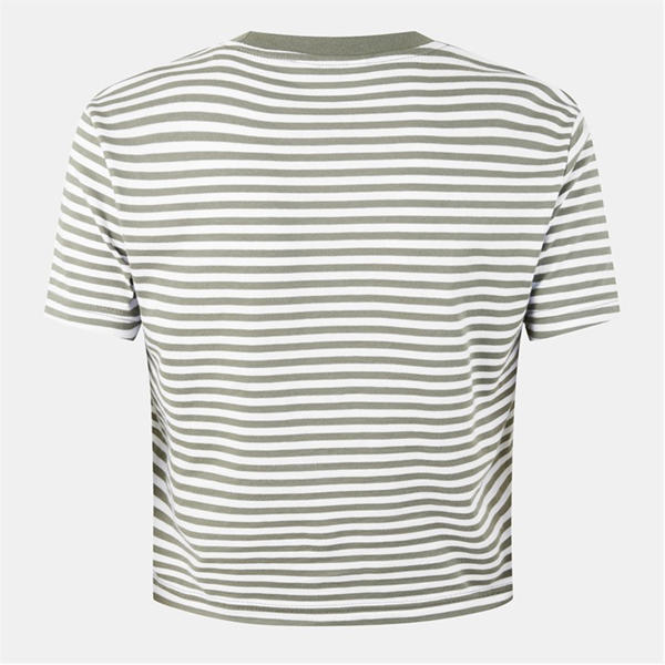 Jack Wills Striped Baby T Shirt White/Green