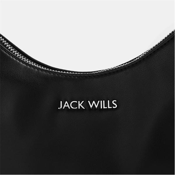 Jack Wills Structured Shoulder Ladies Bag Black