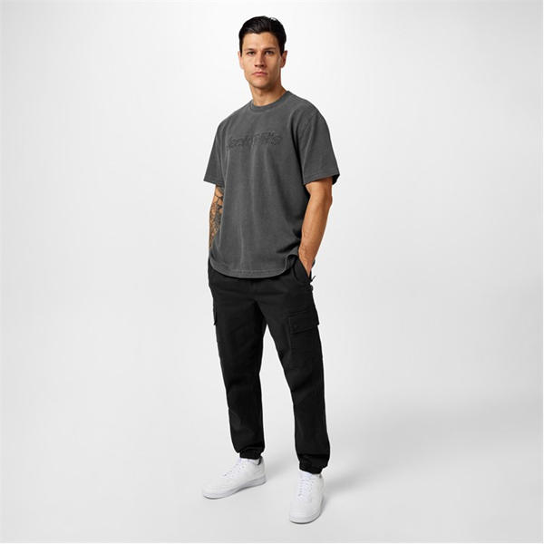 Jack Wills T Shirt Washed Black
